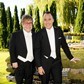 Elton John & David Furnish wearing Chopard