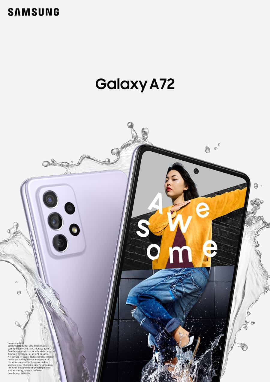 Les Samsung Galaxy A52 et A72 disponibles en Tunisie